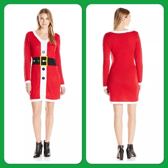 mrs claus jumper dress